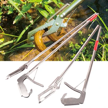1,5 M, Pliabil Șarpe Catcher Clește Multifuncțional Din Inox Maxilarului Larg Reptile Grabber Stick Instrument Pentru Prinderea Șerpi