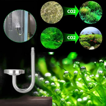 1 buc Acvariu din Aliaj de Aluminiu de CO2, Pulverizator Difuzor Generator de Presiune Supapa de Reducere Rezervor de Pește Plantelor Acvatice Consumabile