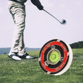 1 buc Mare Precizie Golf Ball Marker Cu Contor de Nivel 2 Fețe de Aliniere Cititor Instrument de Golf Poziția Marca de Accesorii Pentru jucătorii de Golf