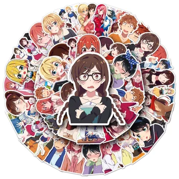 10/50Pcs Anime Închiria O Prietena Autocolante Drăguț Kawaii Fete Anime Sticker pentru Laptop Skateboard-ul DIY Jucării Decalcomanii de Motocicleta