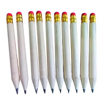 10 buc Creioane de Desen cu Radiere Scurt din Lemn, de Pictură de Scris Pixuri Cadou de Papetărie pentru Birou, Scoala