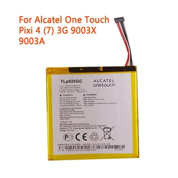 100% Original, de înaltă calitate TLP025GC 2580mAh Baterie pentru Alcatel One Touch Pixi 4 (7) 3G 9003X 9003A Bateria telefonului Mobil