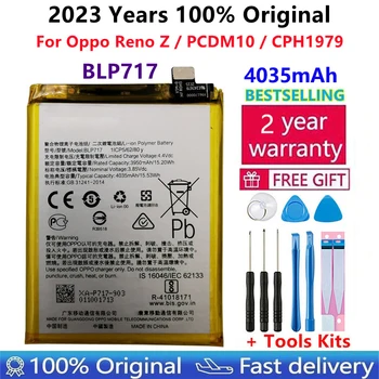 100% Original, Nou, de Înaltă Calitate 4035mAh BLP717 acumulator de schimb Pentru OPPO RENO Z PCDM10 CPH1979 baterii de telefon mobil Bateria