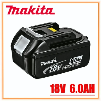 100% Originale Makita 18V 6.0 Ah Utilizează LED-Litiu-Ion în Loc De LXT BL1860B BL1860 BL1850 Pentru a Încărca Bateria De Scule Electrice