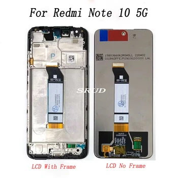 100% Testat AAA+++ LCD Pentru Xiaomi Redmi Nota 10 5G Display Touch Screen Digitizer Asamblare pentru redmi nota 10 5g Lcd