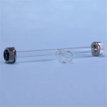 100mm/200mm Pomlarimeter Glassrohr/tub de Sticla Rare W/ CUPA