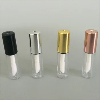 10BUC/Lot 1.2 ml Mini Luciu de Buze Tub Gol de Ruj Reîncărcabile Sticla de Balsam de Buze Tub Cosmetice Proba Recipient Cu Capac Pentru Călătorie