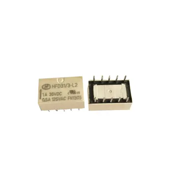 10buc/lot HFD31 / 3-L2 Releu 10-pin 3VDC dual coil
