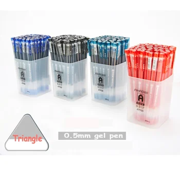 10buc/lot Pix cu Gel 0.5 mm Negru/Albastru/Rosu/Bleumarin cerneala de Plastic Neted Neutru Pen Pentru Elev de la Scoala de Papetărie de Birou