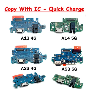 10buc/o mulțime de NOI Charing Placa Conector Placa Cu Microfon Cablu Flex Pentru Samsung A13 A23 A33 A53 5G A13S A32 A42 5G Conector