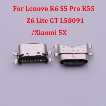 10BUC Tip C Conector Pentru Lenovo K6 K5S S5 Pro GT / Z5 Z6 Lite Xiaomi 5X USB Power Dock de Încărcare de Încărcare Priză Port Jack Plug