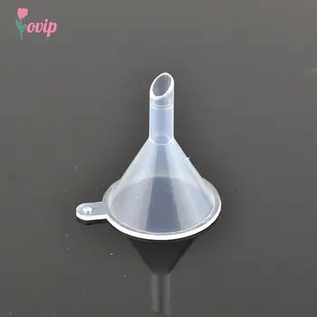 10BUC Umplere Sticla Goala de Ambalare Instrument Pentru a Călători din Plastic Mini Mici Pâlnii Pentru Parfum Lichid Ulei Esențial Splitter 3.2 cm