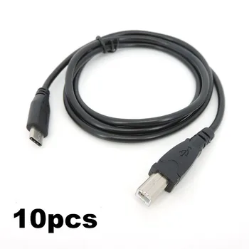 10buc USB de Tip C-c Male la USB Tip B de sex Masculin Cablu de Date Cablu de 1m pentru Telefonul Mobil și Imprimantă&orga Electronica cu Ridicata e1