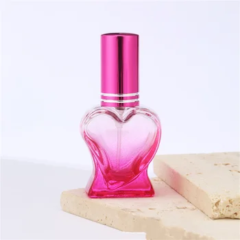 10ml Colorate Dragoste Inima Sticlă Sticlă de Parfum Gros Mini Parfum Cosmetice de Ambalare Sticla cu Pulverizator Reîncărcabile Flacoane de Sticlă