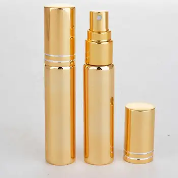 10ml Sticle de Parfum Anodizat UV Tub de Sticlă Sticla cu pulverizator Atomizor Mini Reîncărcabile Gol de Ambalare Sticle LX8844