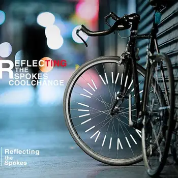 12/36buc Biciclete a Vorbit Reflector Biciclete a Vorbit Reflectorul Este Fabricat Din Material Reflectorizant Pentru Munte Și Biciclete Rutiere E0Y5