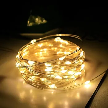 15buc Crăciun Decorare Nunta Petrecere de Vacanță de Lumină LED-uri 3 Modul de Basm Lumina cu Baterie de Sârmă de Cupru Șir Lumina Decor Gradina