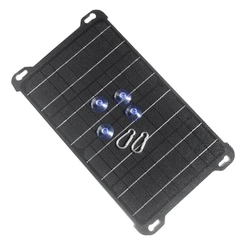 15W 5V/18V Panou Solar de siliciu Policristalin Panouri în aer liber, Solar Baterie de Tip C USB, Ieșire DC Negru Pentru Încărcătoare de Telefon Mobil