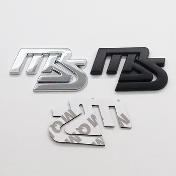 1buc 3D MS Fender Coada de metal logo-ul lateral insigna Creative decor bara spate emblema portbagaj autocolant styling Accesorii MZD