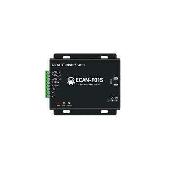 1Pair POATE să Fibra Optica de Emisie-recepție Wireless ECAN-F01S 8V~28V Distanțe Lungi Transparente de Comunicare 5k-1Mbps Rata Baud