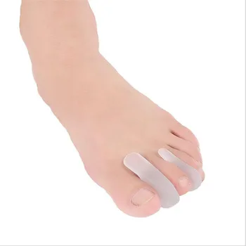 1Pair Silicon Deget de la Picior Separator de Reglare Hallux Valgus Pedichiura Corector Picior de Îngrijire Instrumente de Inflamație la picior Os Degetul mare Protector