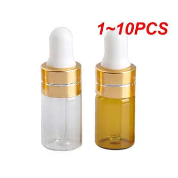 1~10BUC 3ml Sticla Dropper Sticle Borcane Flacoane cu Pipetă pentru Cosmetice, Sticle de Ulei Esențial de Culoare Aleatorii de Vânzare Fierbinte
