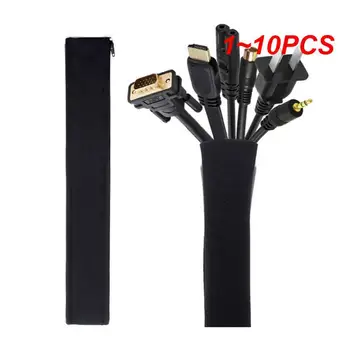 1~10BUC Cablu de Management Maneca Organizator Cabluri de Sârmă Hider Protector Cablu Flexibil Maneca Folie de Acoperire pentru Birou/ Calculator /