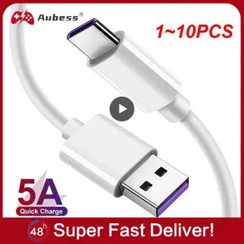 1~10BUC USB de Tip C USB de Încărcare Cablu de Date Incarcator Cablu de Sârmă de Cablu pentru Telefon Android OPUS Tablete 1M
