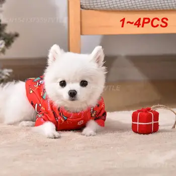 1~4BUC Îmbrăcăminte pentru animale de Companie Pentru Animale de companie Mici, Confortabil, Cald Haine de Câine Pentru Câini de talie Mică Pulover de Crăciun Câine Rochie de Vară Unic