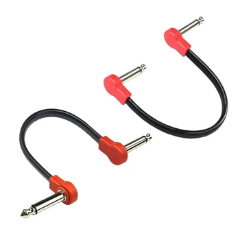 2 buc/pachet Zgomot Redus Chitara Patch-uri de Cablu Plug Chitara Patch-uri de Cabluri