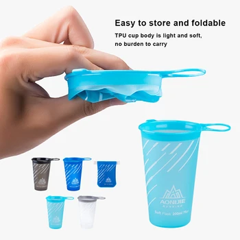 200ml Moale 170 ml Balon Pliabil Pliere Sticla de Apa TPU BPA-Free Pentru a rula Pachet de Hidratare Sac de Talie Vesta pentru Exterior