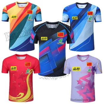 2023 Campionatul Din China Bărbați Femei Echipa De Tenis De Masă Tricouri Topuri Copii, Ping Pong Tenis De Masă Tricouri Pantaloni Scurți Sport Kit