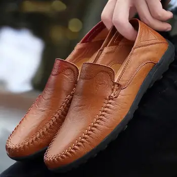 2023 Primăvară Toamnă Fierbinte de Vânzare Bărbați Fund Moale Confortabil Pantofi Casual Respirabil Afaceri Formale Pantofi din Piele Pantofi pentru Bărbați