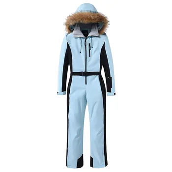 2024 Noi de-O bucată de Costume de Schi pentru Femei de Iarnă în aer liber Vânt Impermeabil Schi Seturi Cald, Respirabil Snowboarding Salopete