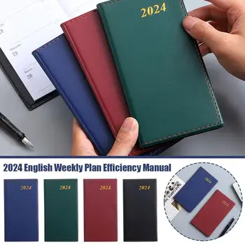2024 Portabil Mini Agenda A6 Jurnal Planificator Săptămânal Notepad Școala Lista Surselor Office 365 Face Pentru Jurnal Zile Caiete Cal K8d7