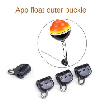 20buc Plastic Abo Float Conectori Noul Negru/luminos Barb Pescuit Sinker Alunecare Clip Cârlig de Echilibru Stabil Clar Snap Pescuit pe Mare
