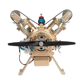 210 buc+ 3d metal twin cilindri model artă mecanică asamblare jucarii de predare aliaj de automobile elevii bărbați cadouri