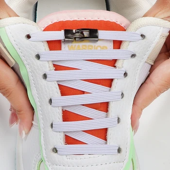 25 De Culori Plat Șireturile Fără Legături Elastice Șireturi Pentru Adidasi Banda De Cauciuc Leneș Pantofi Dantela De Agrement Accesorii Unisex