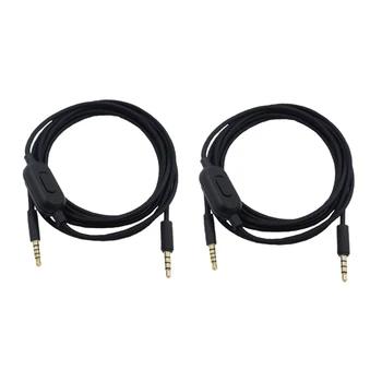 2X 2M Portabile, Căști, Cablu Audio Cablu de Linie Pentru Logitech GPRO X G233 G433 Căști Căști Accesorii