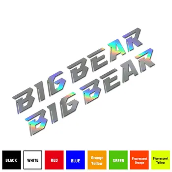 2X Pentru YAMAHA BIG BEAR BIGBEAR GRAFICĂ AUTOCOLANTE, DECALCOMANII (Orice Culoare)