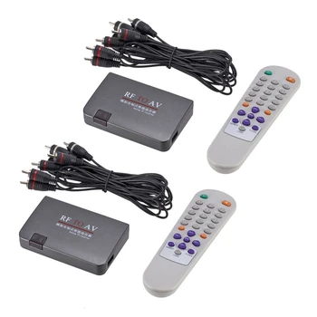 2X RF La AV Converter,Selectorul de Canal,Cablu TV De Proiecție de TELEVIZIUNE,Video Port Acceptă Completă a Sistemului AC110-240V Plug SUA