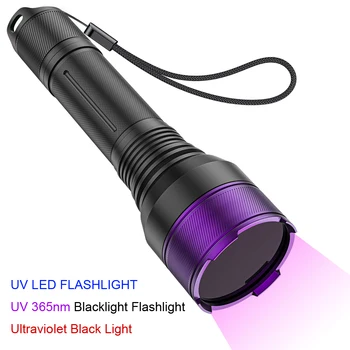 365nm Lanterna UV 30W Lumina UV de Mare Putere Lanterna cu Lumină Neagră pentru animale de Companie Urină de Detectare, răsină, Minerale