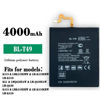 4000mAh BL-T49 de Înlocuire a Bateriei Pentru LG K510 K51S K61 K41S LM-K410BMW LM-K510BMW LM-K510HM Telefon Mobil Bateria + INSTRUMENTE GRATUITE