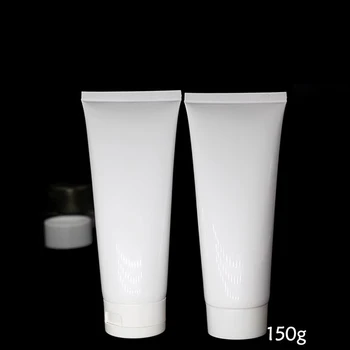 40pcs 150g Gol Alb Moale Reîncărcabile Lotiune Tuburi Stors Ambalaje Cosmetice Crema de Fata Tub Alb Cu negru Flip Capac