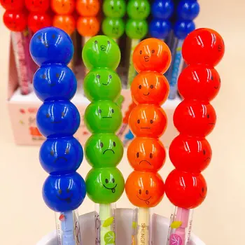 4buc Creative Lollipop Bomboane Glonț Automate Creion Non-ascutit Creion Mecanic pentru Copiii Înapoi La Școală Cadouri Papetarie