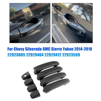 4buc Exterior Usa Afara Mânere de Acoperire 22923605 22929412 pentru Chevy Silverado GMC Sierra Yukon 2014-2018 22929464