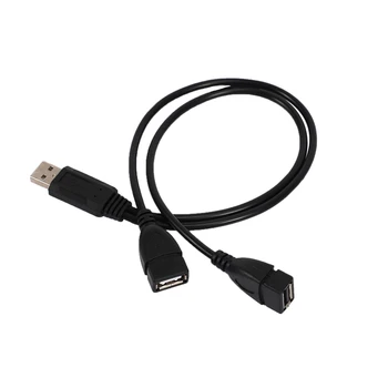 4X USB 2.0 de sex Masculin Auf 2 Dual USB de sex Feminin Jack Y Splitter Verteiler Adaptor Kabel