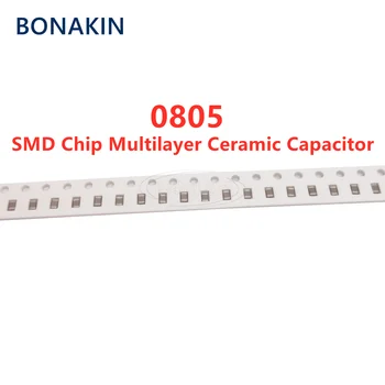 50PCS 0805 160PF 50V 100V 250V 500V ±10% 161K X7R SMD Chip Condensator Ceramic Multistrat