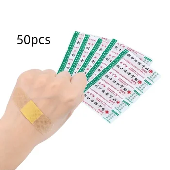50pcs/set Ingrijire Copil Consumabile Impermeabil bandaj Adeziv pentru Închiderea rănilor Trupa Ajutor Trusă de Urgență Bandaje Adezive