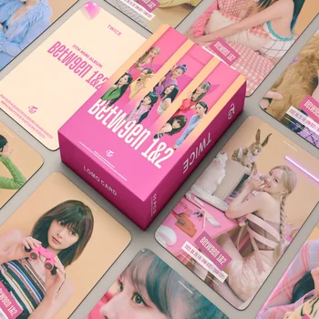 55PCS/set Kpop de DOUĂ ori Între 1&2 Lomo Cărțile Noului Album Foto Simte de DOUĂ ori HD de Înaltă K-pop Photocard fanii cadou